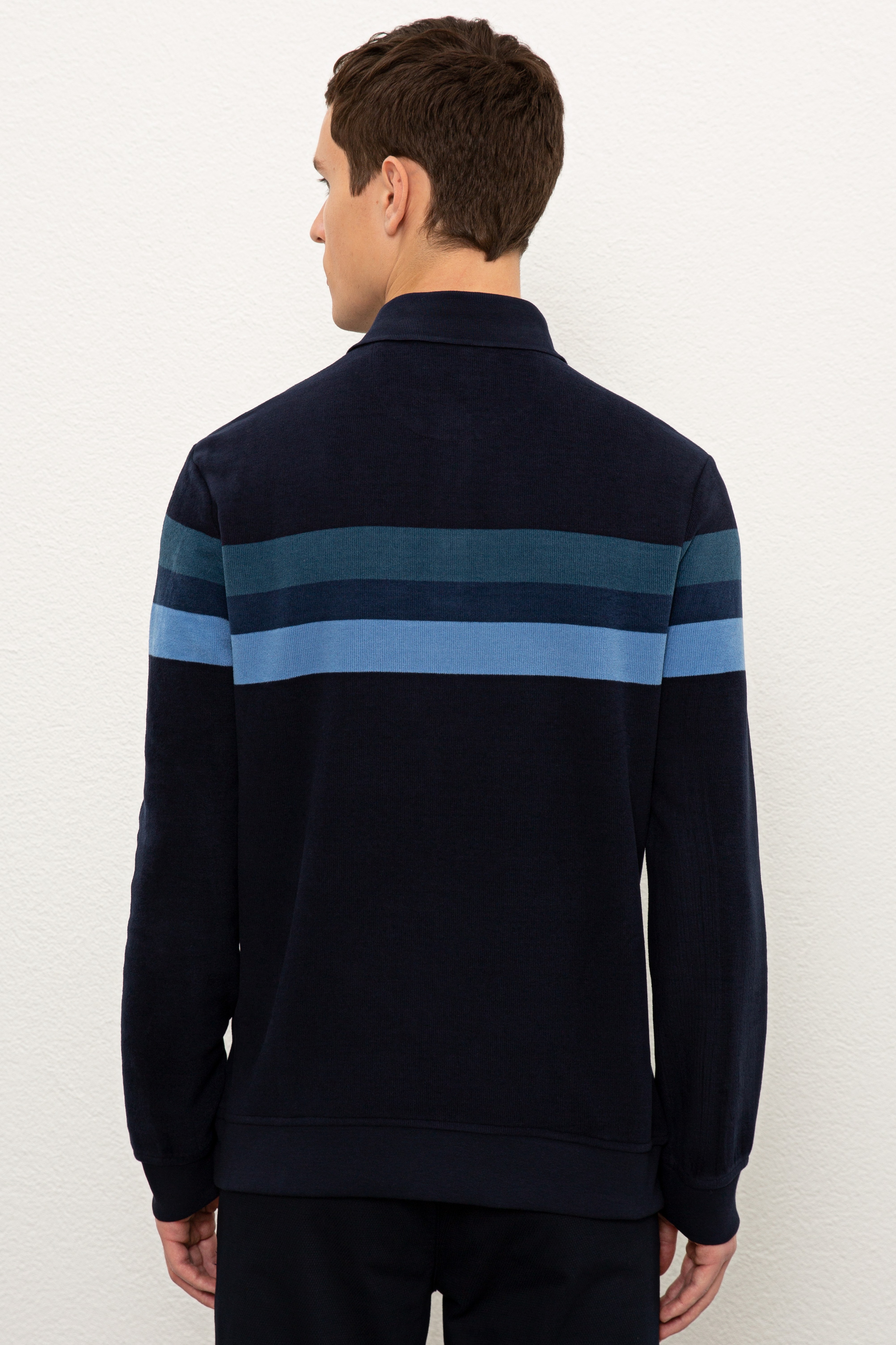Erkek Lacivert Sweatshirt