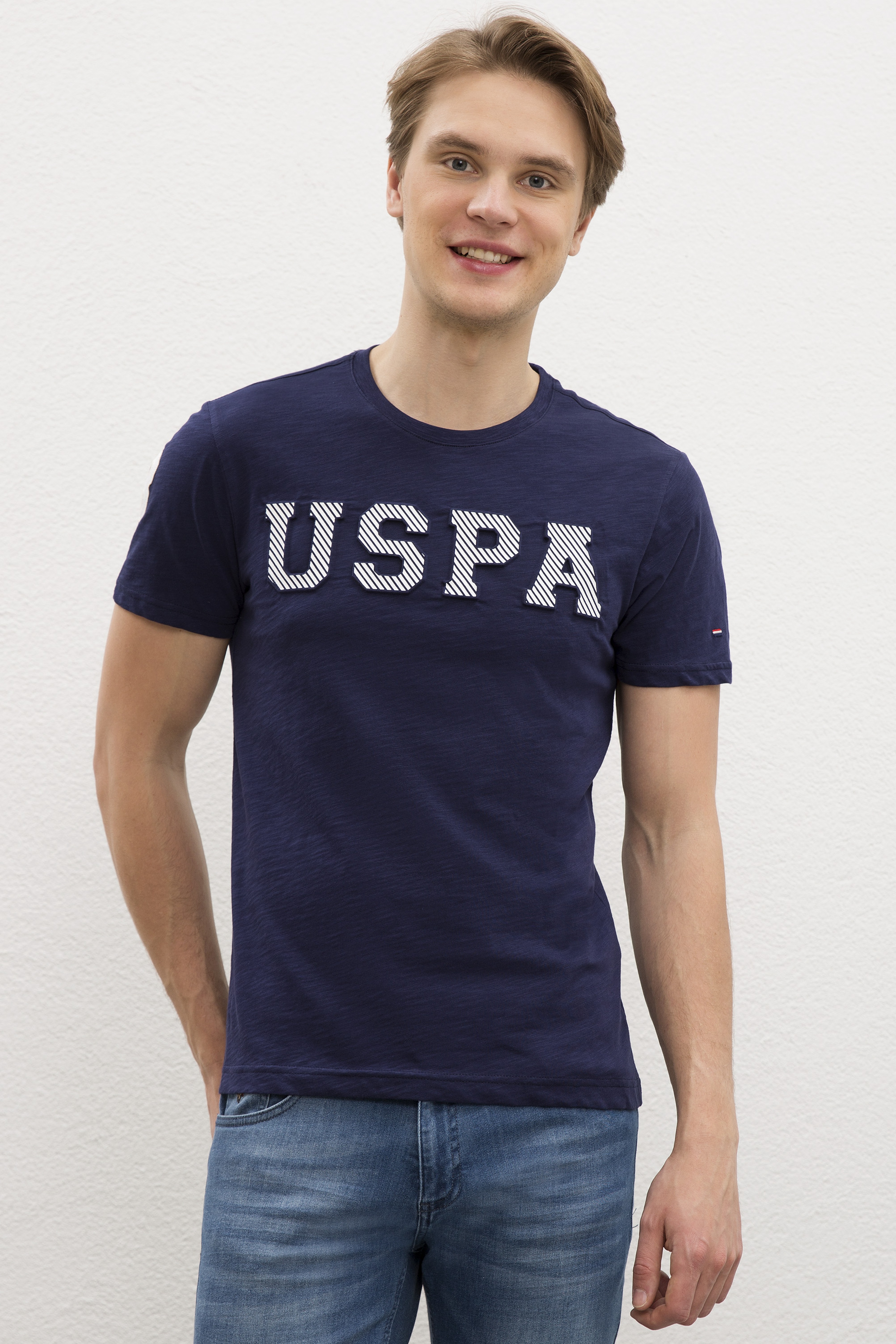 Erkek Lacivert T-Shirt - Image 3