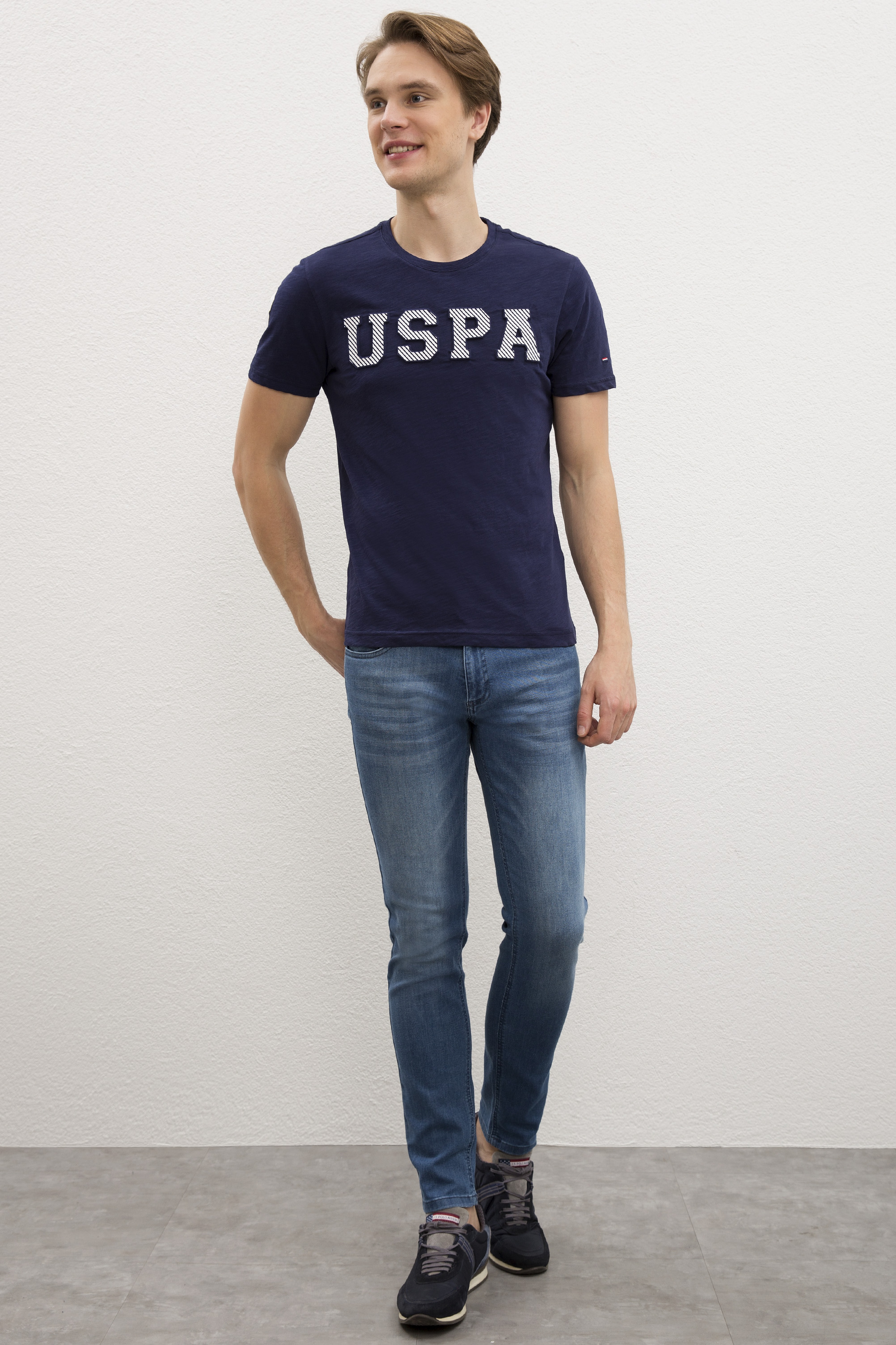 Erkek Lacivert T-Shirt - Image 6