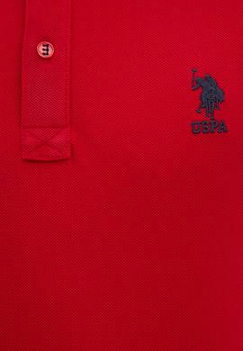 Erkek Kırmızı Polo Yaka Basic T-Shirt - 50231513060