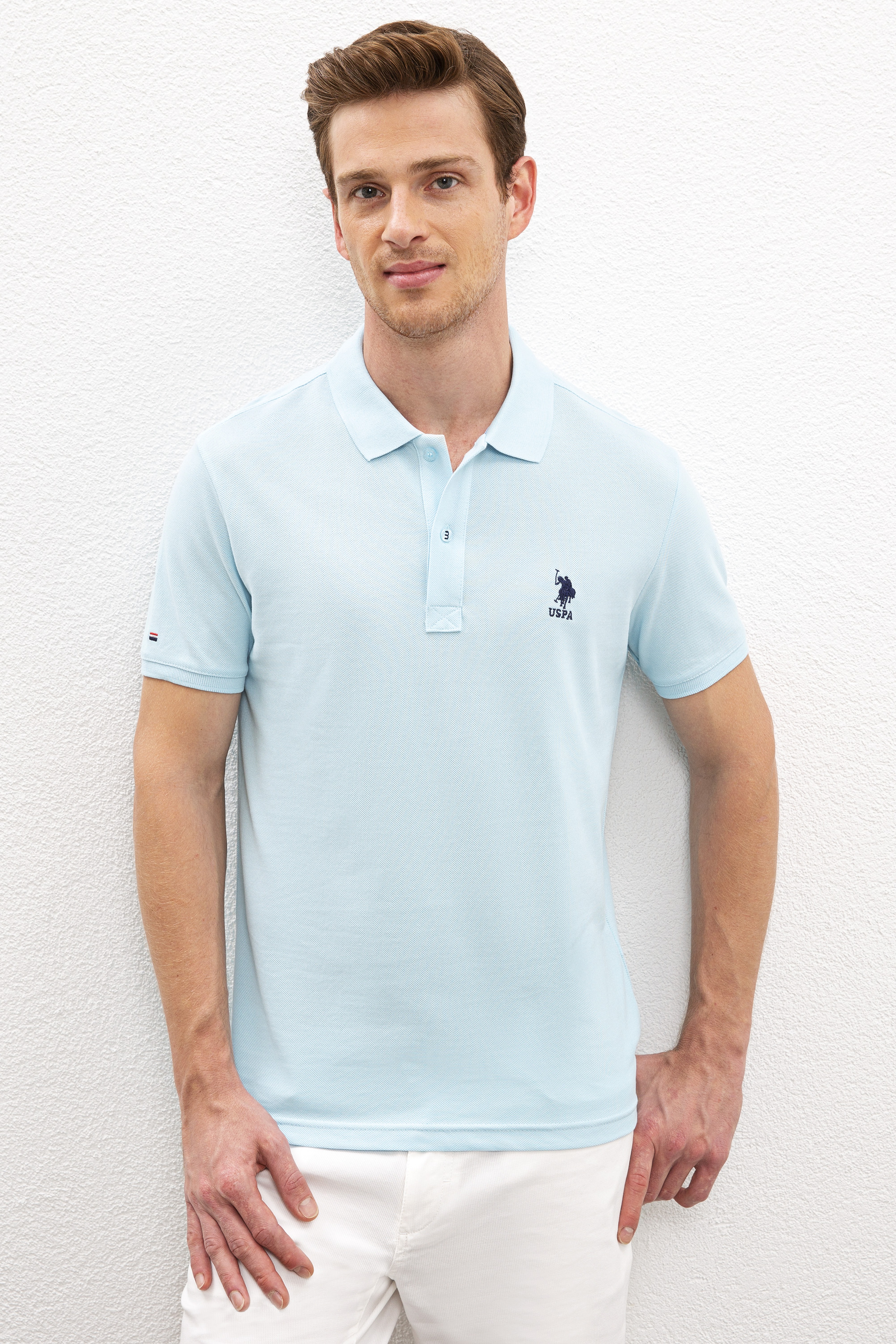 Erkek Aqua Basic Tişört - Image 1