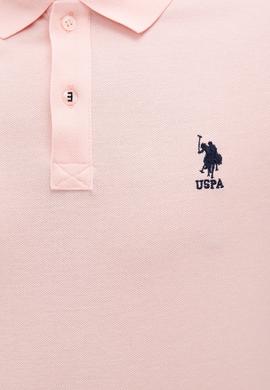 Erkek Açık Pembe Polo Yaka T-Shirt Basic - 50231513108
