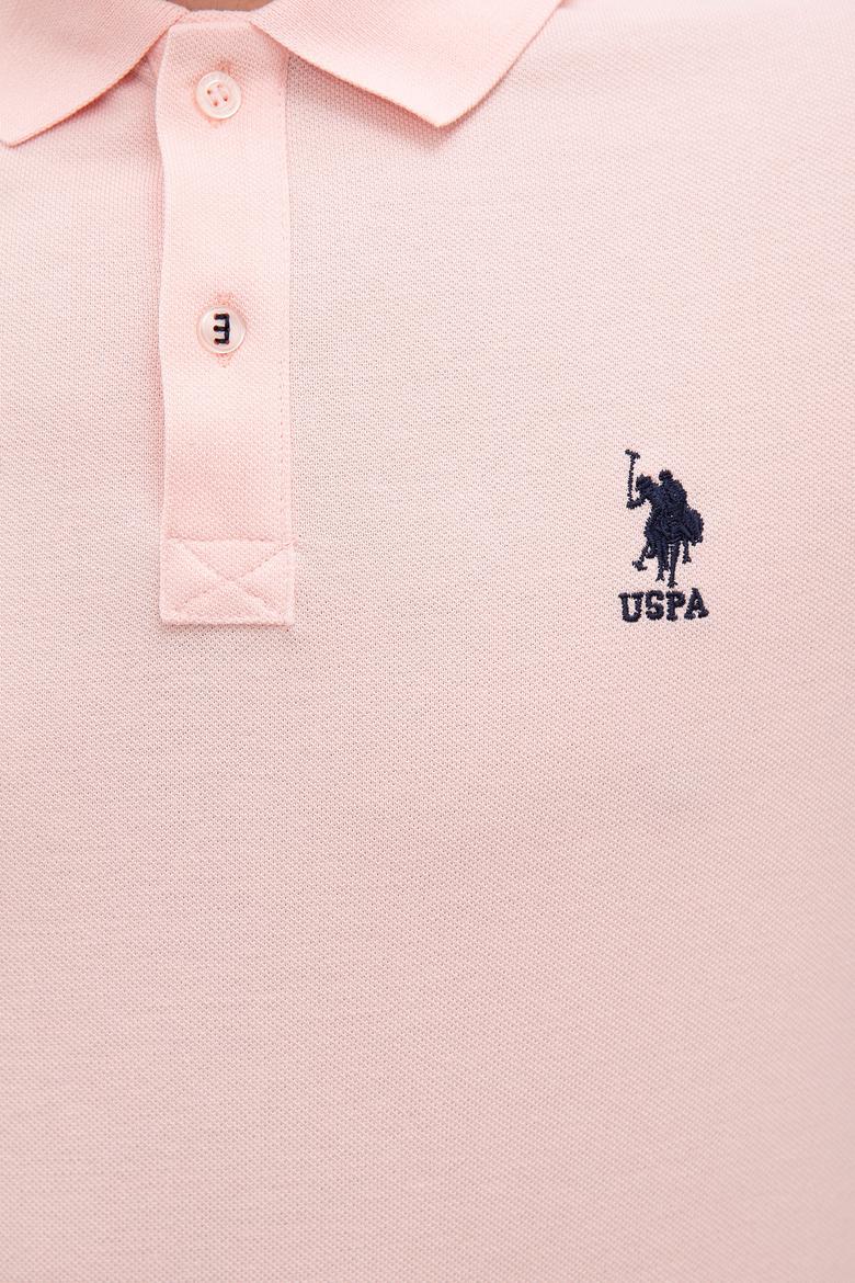Erkek Açık Pembe Polo Yaka T-Shirt Basic - 50231513108