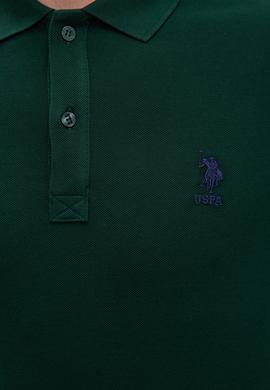 Erkek Koyu Yeşil Basic Tişört - 50231513118