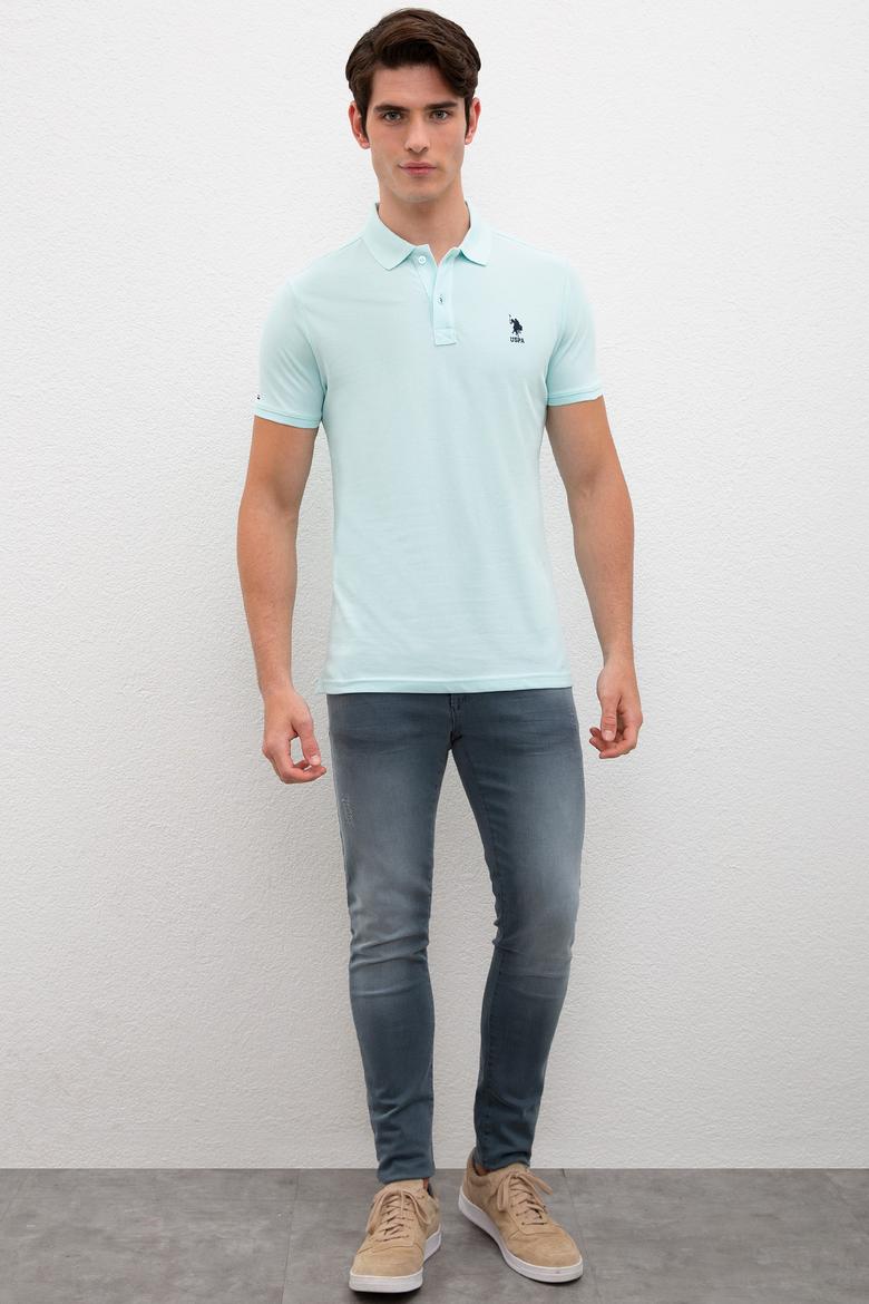 Erkek Açık Yeşil Basic Tişört - 50231513136