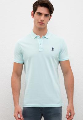 Erkek Açık Yeşil Basic Tişört - 50231513136