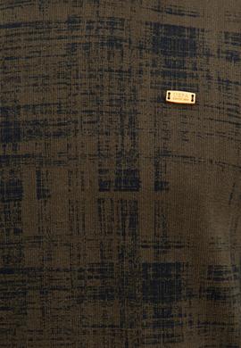 Erkek Lacivert Bisiklet Yaka Sweatshirt - 50225408017