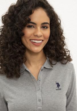 Kadın Gri Sweatshirt Basic - 50232091009