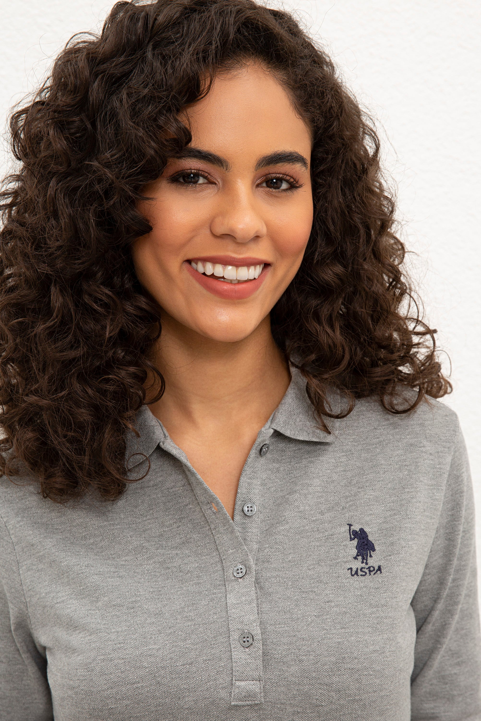 Kadın Gri Sweatshirt Basic