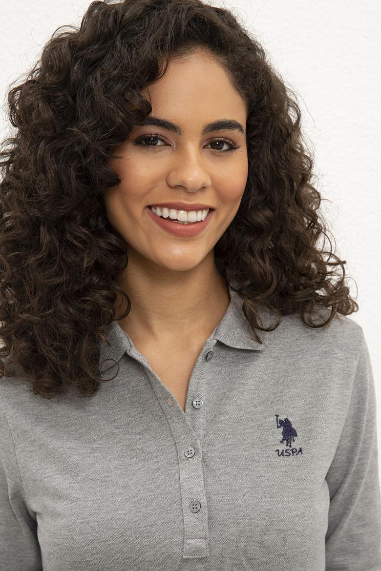 Kadın Gri Sweatshirt Basic - 50232091009