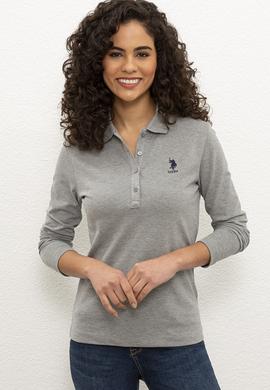 Kadın Gri Sweatshirt Basic - 50232091009