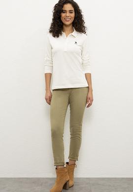 Kadın Beyaz Sweatshirt Basic - 50232091081