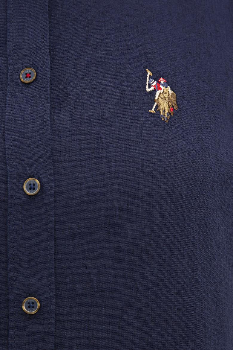 Kadın Lacivert Gömlek Uzunkol Basic - 50219042061