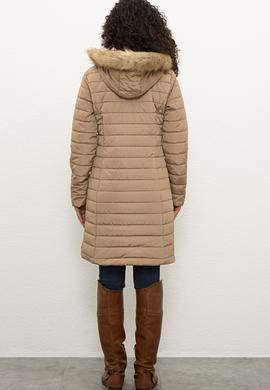 Kadın Kahverengi Kaban - 50224596039