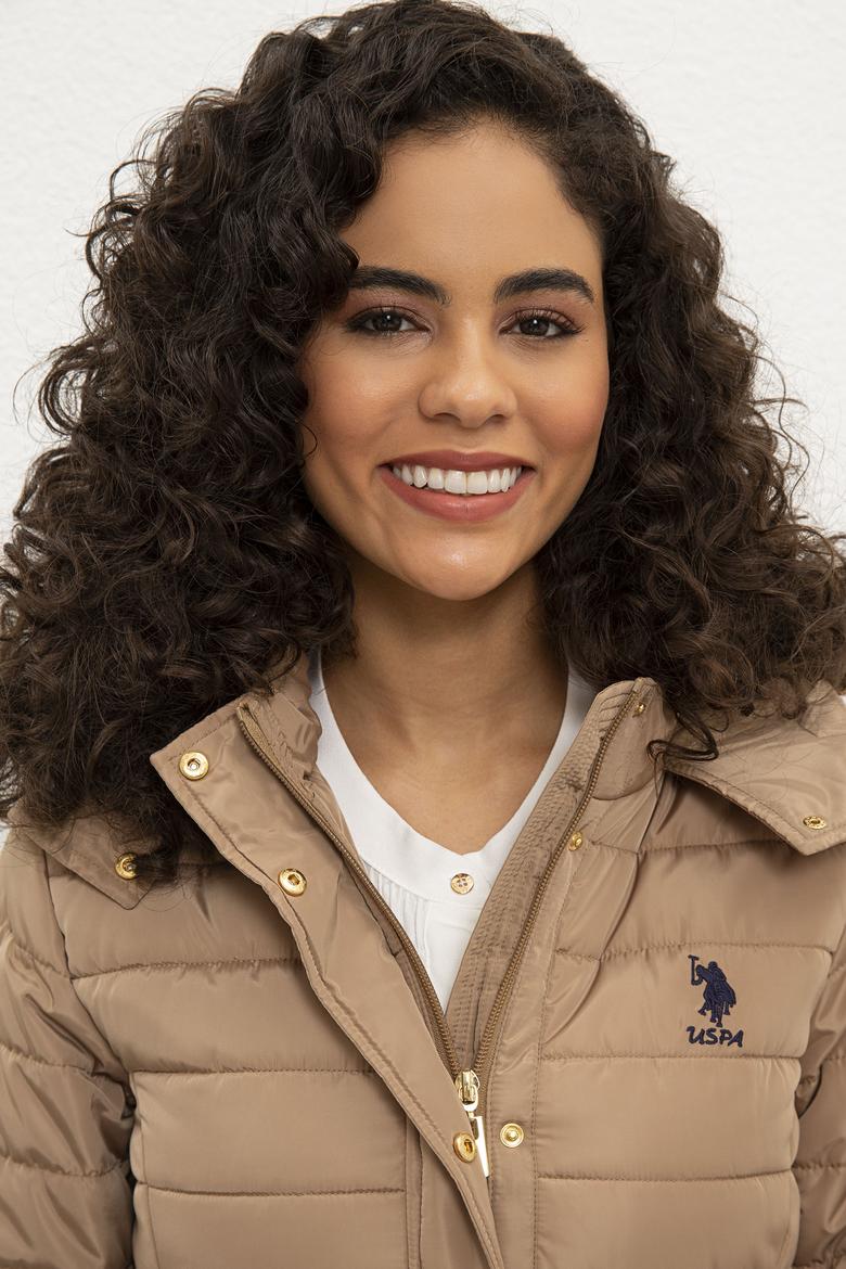 Kadın Kahverengi Kaban - 50224596039