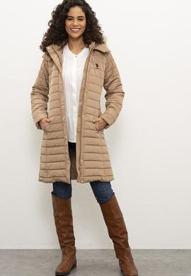 Kadın Kahverengi Kaban - 50224596039