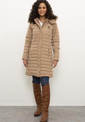 Kadın Kahverengi Kaban - 50224596039