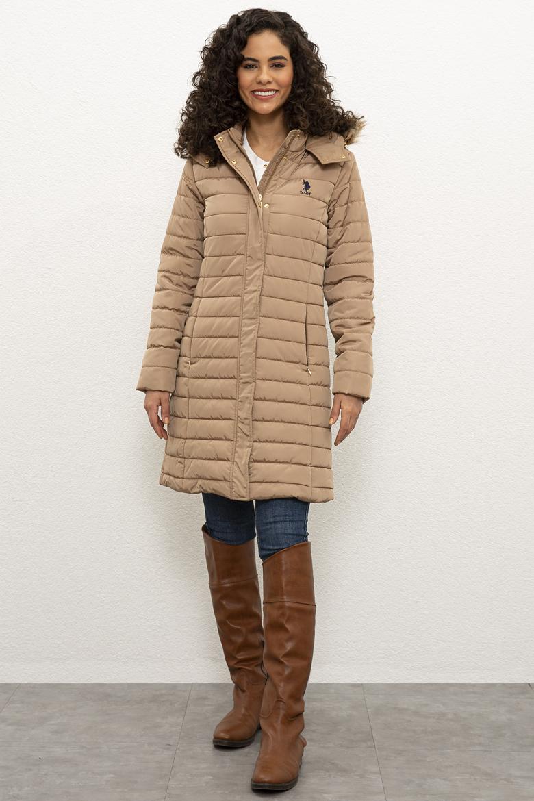 Kadın Kahverengi Kaban - 50224596039