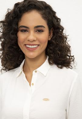 Kadın Beyaz Gömlek Uzunkol - 50225807010