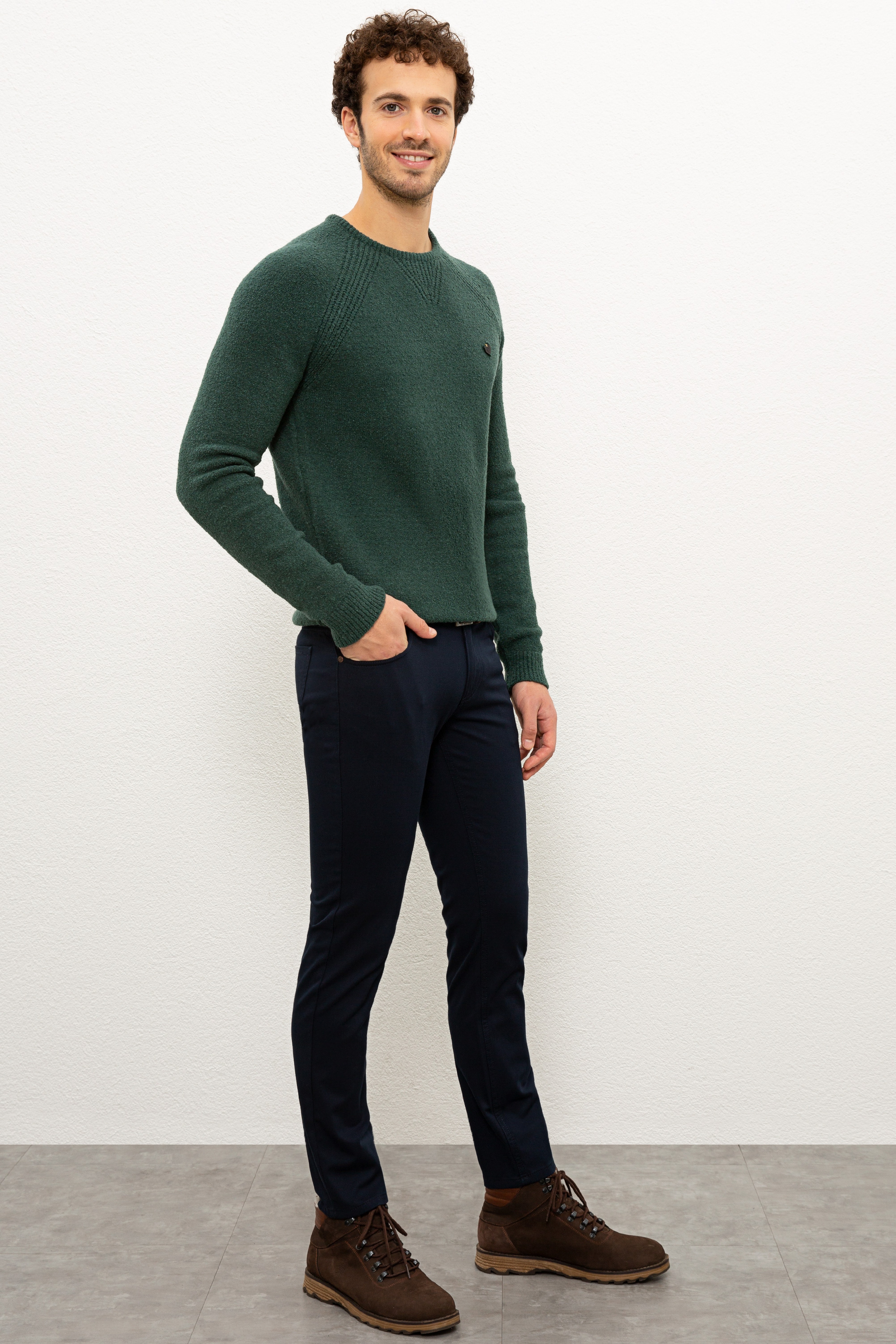Erkek Lacivert Chinos