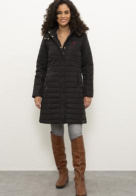 Kadın Siyah Kaban - 50224596030