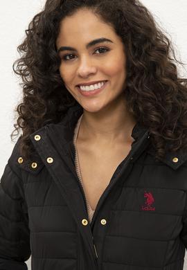 Kadın Siyah Kaban - 50224596030