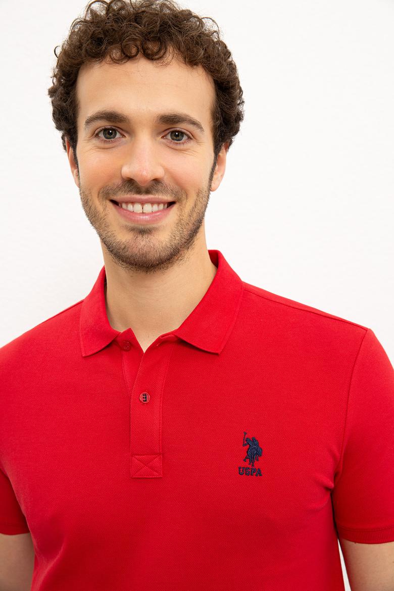 Erkek Kırmızı Basic Tişört - 50224609040