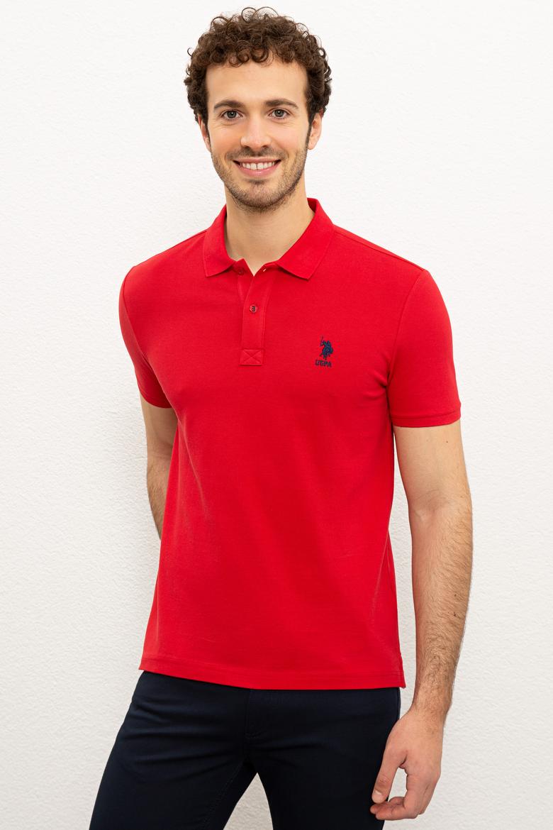 Erkek Kırmızı Basic Tişört