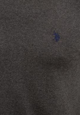 Erkek Antrasit Bisiklet Yaka Triko Kazak Basic - 50224730062