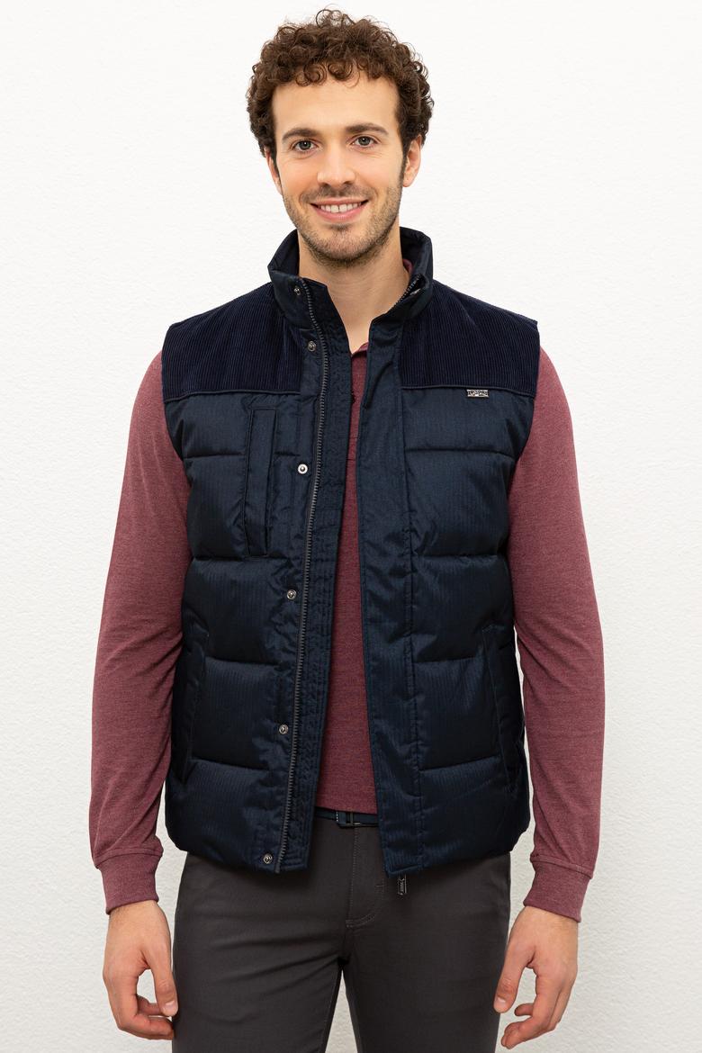 Erkek Lacivert Yelek