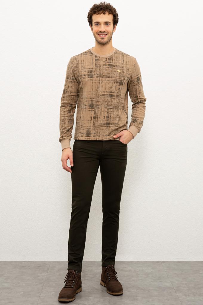 Erkek Koyu Haki Chinos