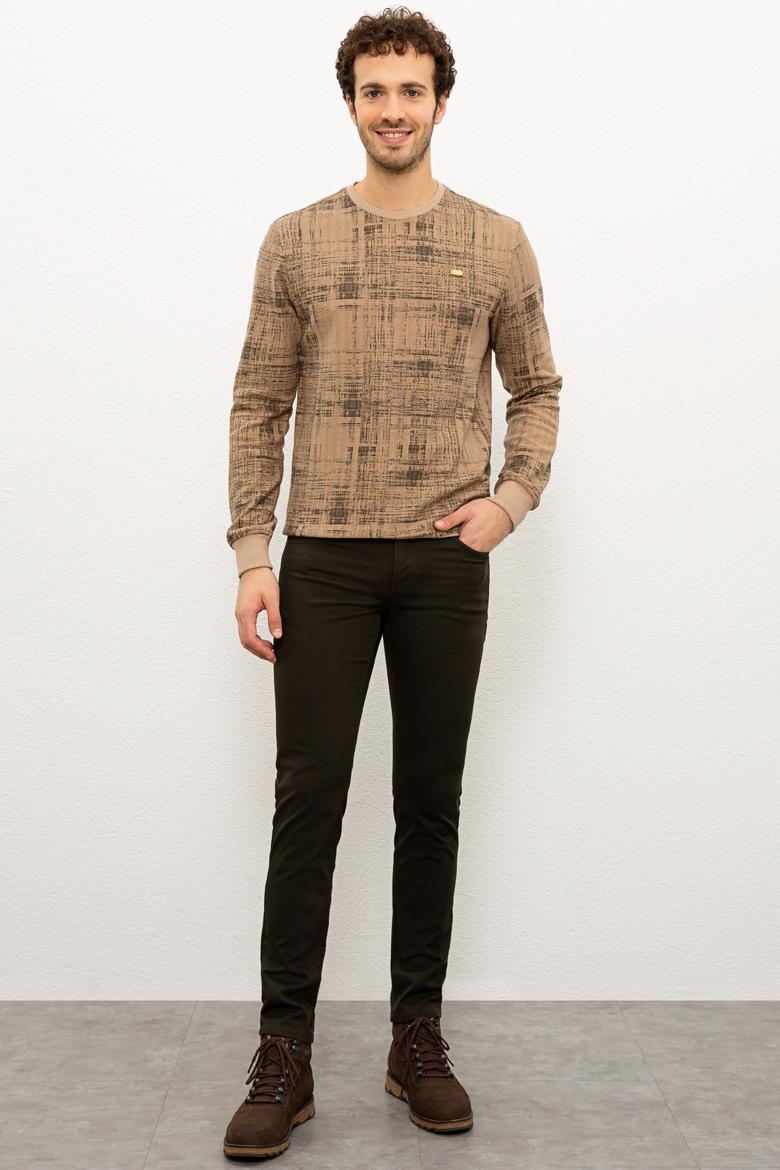 Erkek Koyu Haki Chinos