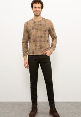 Erkek Camel Sweatshirt - 50225408040