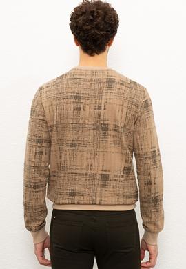 Erkek Camel Sweatshirt - 50225408040