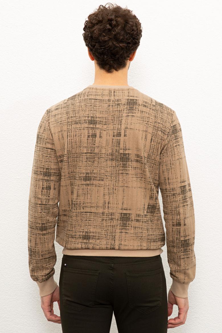 Erkek Camel Sweatshirt - 50225408040