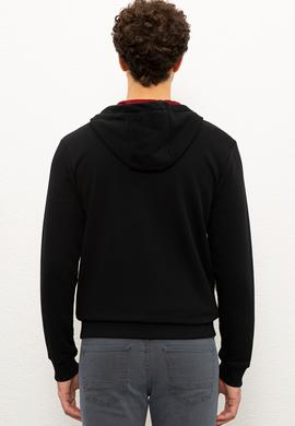 Erkek Siyah Örme Hırka - 50225494006