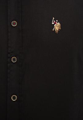 Erkek Siyah Gömlek Uzunkol Basic - 50225362063