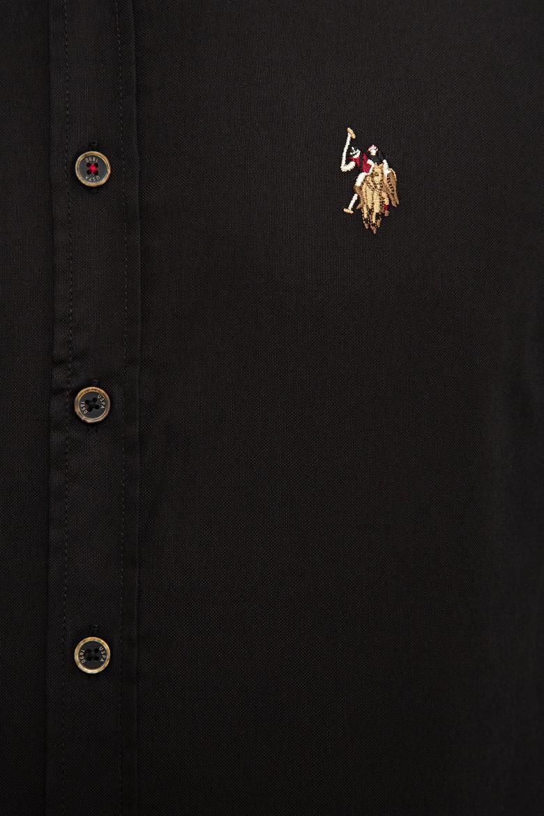 Erkek Siyah Gömlek Uzunkol Basic - 50225362063