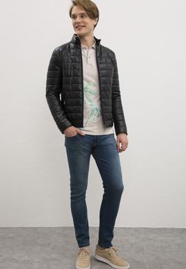 Erkek Lacivert Deri Mont Kaban - 50224893010