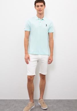 Erkek Açık Yeşil Basic Tişört - 50222632388