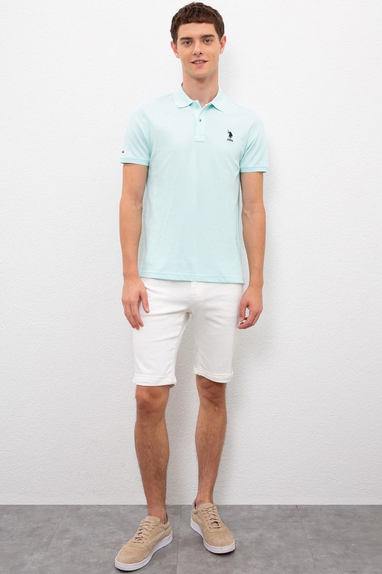 Erkek Açık Yeşil Basic Tişört - 50222632388