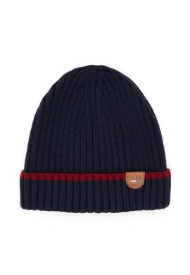 Erkek Lacivert Kaşkol Bere Takım - 50229573001