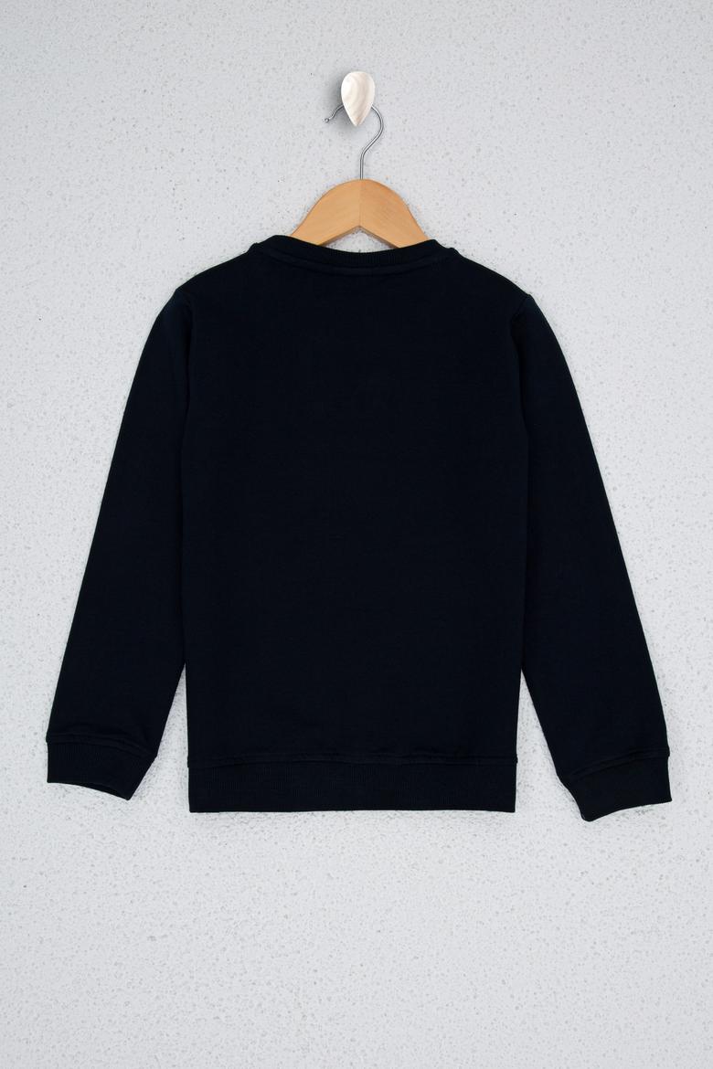 Erkek Çocuk Lacivert Basic Sweatshirt - 50225726001