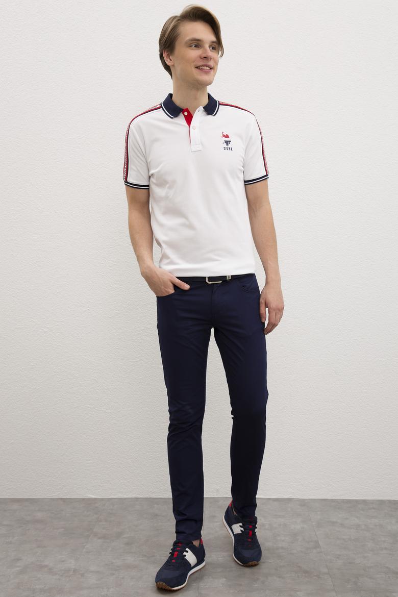 Erkek Lacivert Kanvas Pantolon