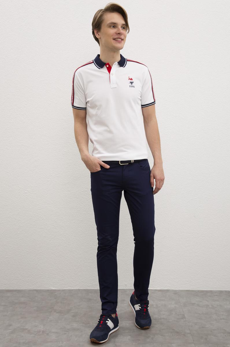 Erkek Lacivert Kanvas Pantolon