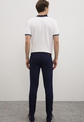 Erkek Lacivert Kanvas Pantolon - 50219474074