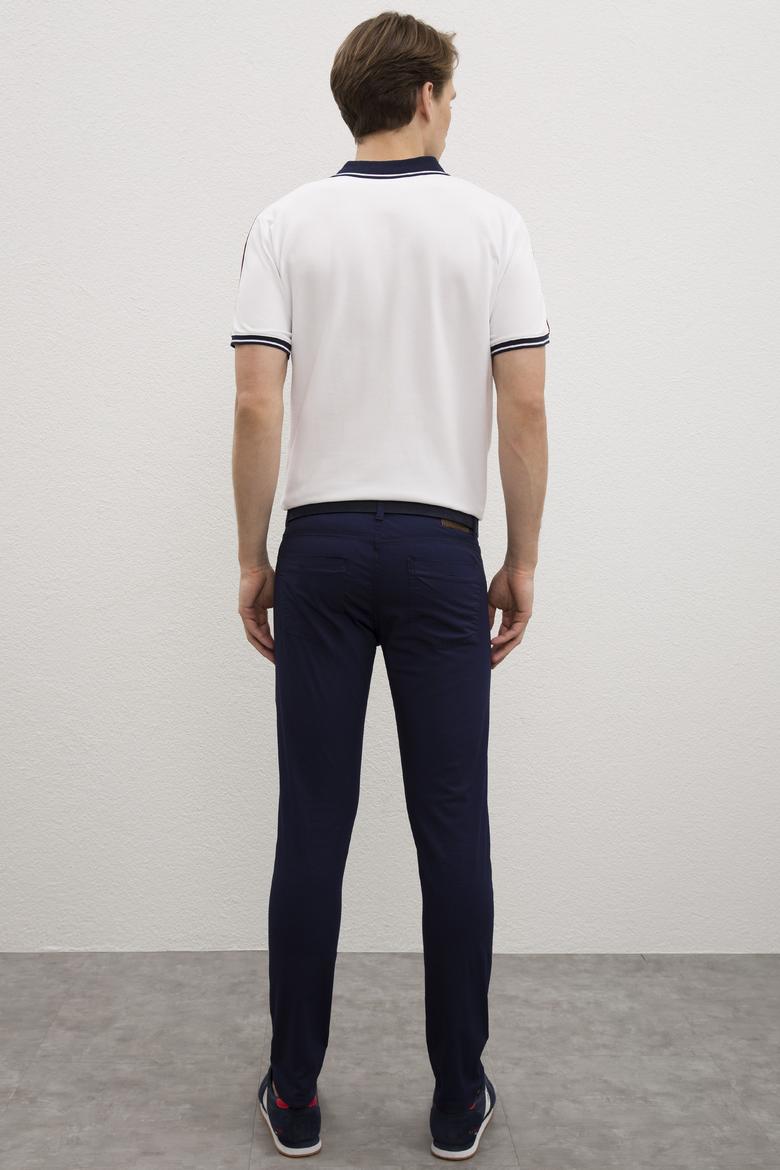 Erkek Lacivert Kanvas Pantolon - 50219474074