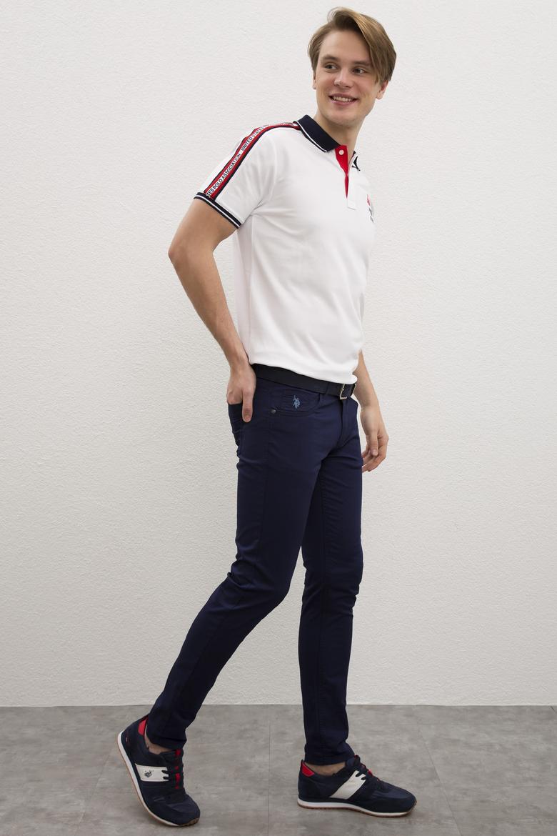 Erkek Lacivert Kanvas Pantolon - 50219474074