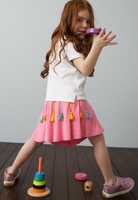 Pembe Örme Elbise - 50186571016