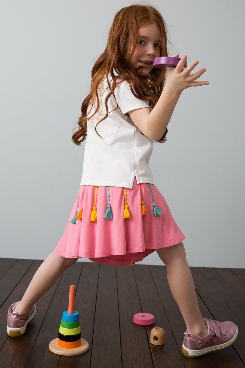 Pembe Örme Elbise - 50186571016